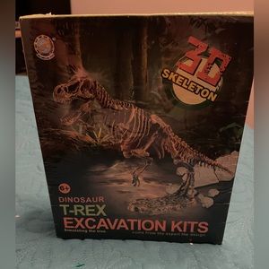 3D skeleton,dinosaur T-Rex excavation kits.